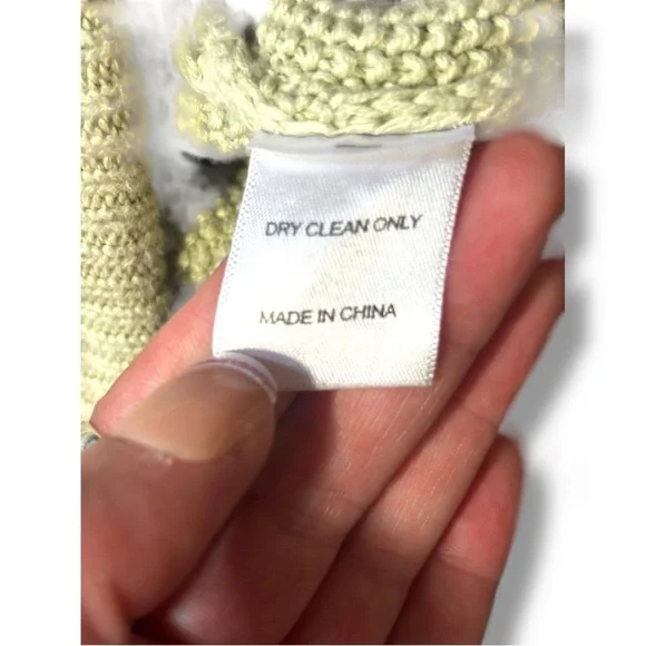 Lily High Waist Mint Green/Cream Elastic Waist With Drawstring Knit Micro Shorts - Picture 11 of 11